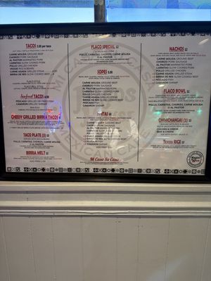 Menu photo 2 Flacos House #4 Hinesville, GA