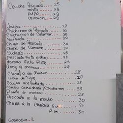 Carmen y Pepe - Menu, October 2025
