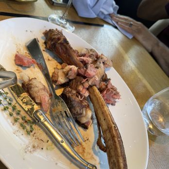 BOA Steakhouse - What was a tomahawk steak look at the all the fat we had to cut off? - Steakhouses Near Me - Manhattan Beach, California