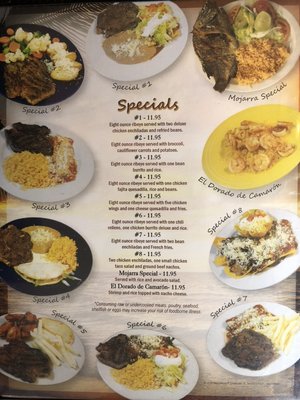 Menu photo 2 El Manzanillo Mexican Restaurant Murphy, NC