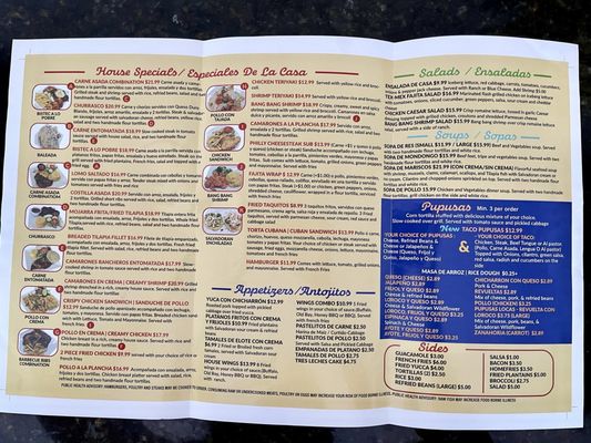 Menu photo 2 Angel Las Delicias Columbia, MD