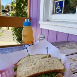Mel's Mocha & Ice Cream - Tuna salad sandwich - way way way  toooooo much mustard on the bread, completely ruined the sandwich (05/2025)