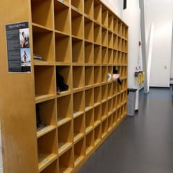 George Mason University Aquatic & Fitness Center - Cubbies, they are small though!