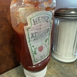 Kostas Diner - I think the ketchup bottles were also left over from the previous restaurant that used to operate here