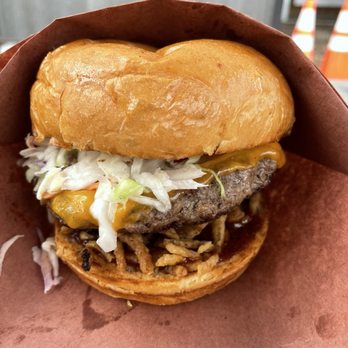 The Buena Viking - Slaw, bbq, cheddar, fried onion - Comfort Food Near Me - Buena Vista, Colorado The Buena Viking - Slaw, bbq, cheddar, fried onion - Comfort Food Near Me - Buena Vista, Colorado