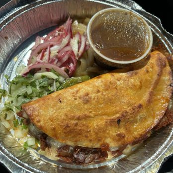 Birrieria El Sazón - 2 quesa-birria tacos $10 - Tacos Near Me - Kennewick, Washington Birrieria El Sazón - 2 quesa-birria tacos $10 - Tacos Near Me - Kennewick, Washington
