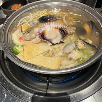 Cho Jang - seafood soup with instant noodles - Korean Near Me - Las Vegas, Nevada Cho Jang - seafood soup with instant noodles - Korean Near Me - Las Vegas, Nevada