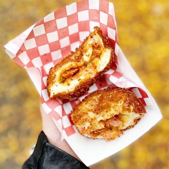 Arirang Hotdog - pizza croquette - Korean Near Me - Toronto, Ontario Arirang Hotdog - pizza croquette - Korean Near Me - Toronto, Ontario