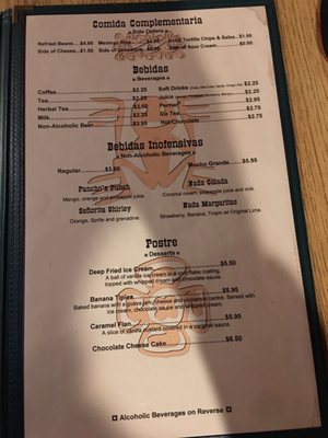 Menu photo 3 Pancho Villa Ottawa, ON