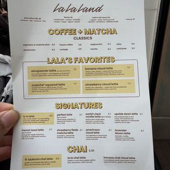 La La Land - Menu - Cafes Near Me - Irvine, California La La Land - Menu - Cafes Near Me - Irvine, California