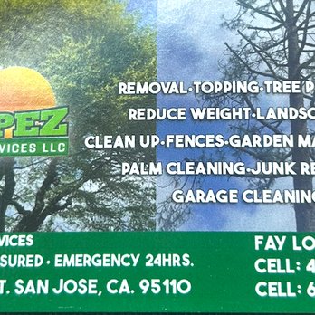 Lopez Tree Services - Tree Services Near Me - San Jose, California Lopez Tree Services - Tree Services Near Me - San Jose, California