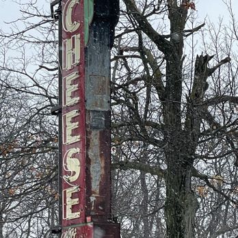 Cheese Box - a sign for a cheese shop - Cheese Shops Near Me - Lake Geneva, Wisconsin