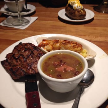 Cheddar's Scratch Kitchen - Steak n shrimp combo with a side of red beans and rice - Comfort Food Near Me - Cincinnati, Ohio