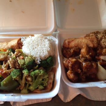 Golden Dragon - Hunan chicken combo and General Tso combo. - Chinese Near Me - Annapolis, Maryland