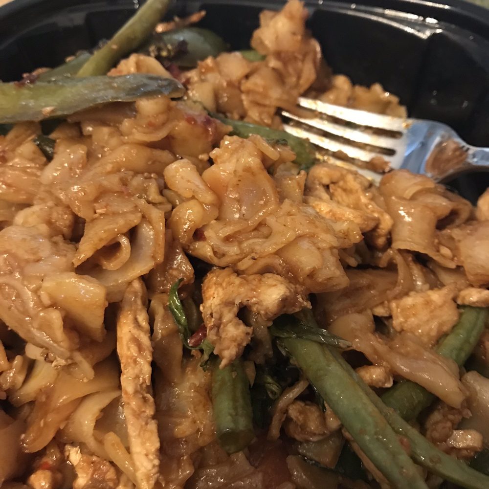 Thai Cafe - Gummy globs of noodles stuck together. - Thai Near Me - San Antonio, Texas Thai Cafe - Gummy globs of noodles stuck together. - Thai Near Me - San Antonio, Texas
