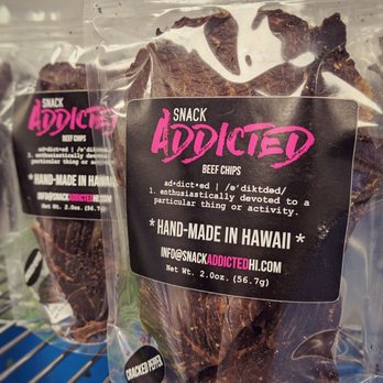 Snack Addicted - My favorite beef chips ever! I love black pepper, and these beef chips have the best black pepper flavor - Specialty Food Near Me - Honolulu, Hawaii