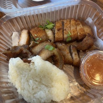Thai Curbside by Sawasdee - Fried pork belly with sticky rice - Thai Near Me - Indianapolis, Indiana