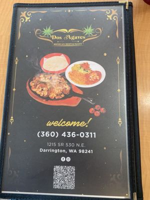 Menu photo 2 Dos agaves Mexican restaurant Darrington, WA Menu photo 2 Dos agaves Mexican restaurant Darrington, WA