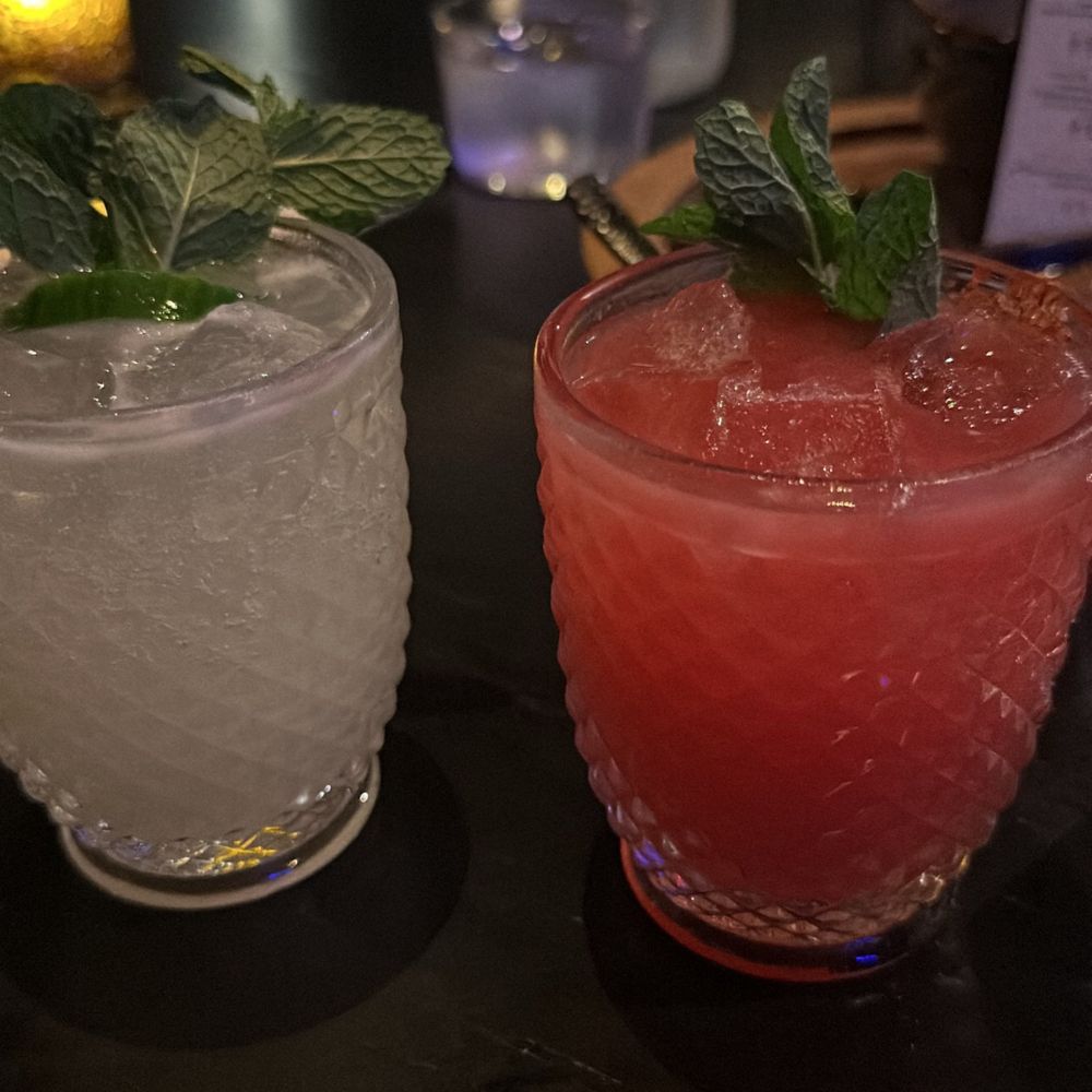 La Popular - the ranchero and watermelon hibiscus margarita - Cocktail Bars Near Me - Claremont, California