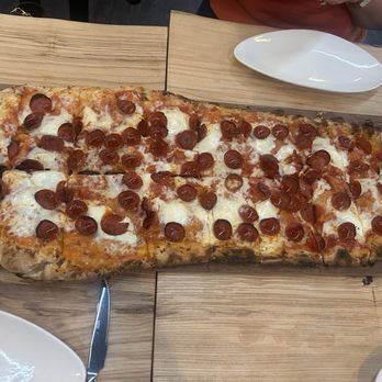 Mercato Roman Pizza - Large pepperoni pizza - Italian Near Me - Westwood, New Jersey Mercato Roman Pizza - Large pepperoni pizza - Italian Near Me - Westwood, New Jersey