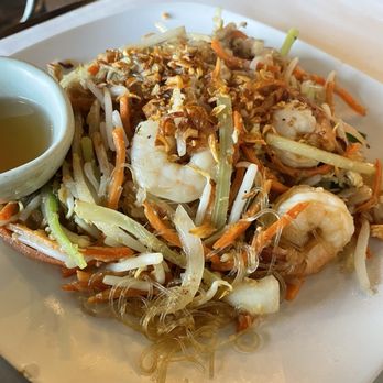 Garlic and Chives - Stir Fried Glass Noodles w/ Crab & Shrimp (TikTok: @justandyvu) - Vietnamese Near Me - Garden Grove, California Garlic and Chives - Stir Fried Glass Noodles w/ Crab & Shrimp (TikTok: @justandyvu) - Vietnamese Near Me - Garden Grove, California
