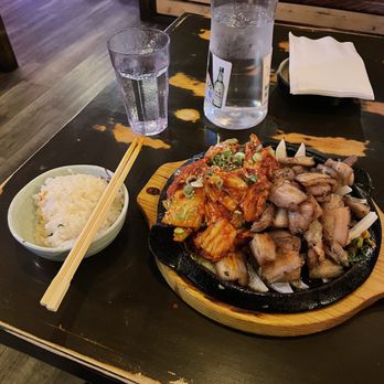 Butnal - Pork belly with Kimchi and side of rice - Korean Near Me - Los Angeles, California