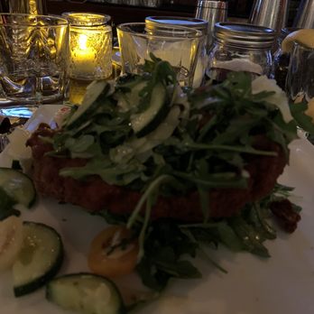 Old Fields - 14 oz. Berkshire Bone-In Porkchop Milanese - Steakhouses Near Me - Greenlawn, New York