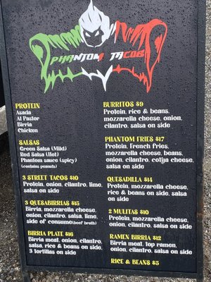 Menu photo 3 Phantom Tacos Mary Esther, FL