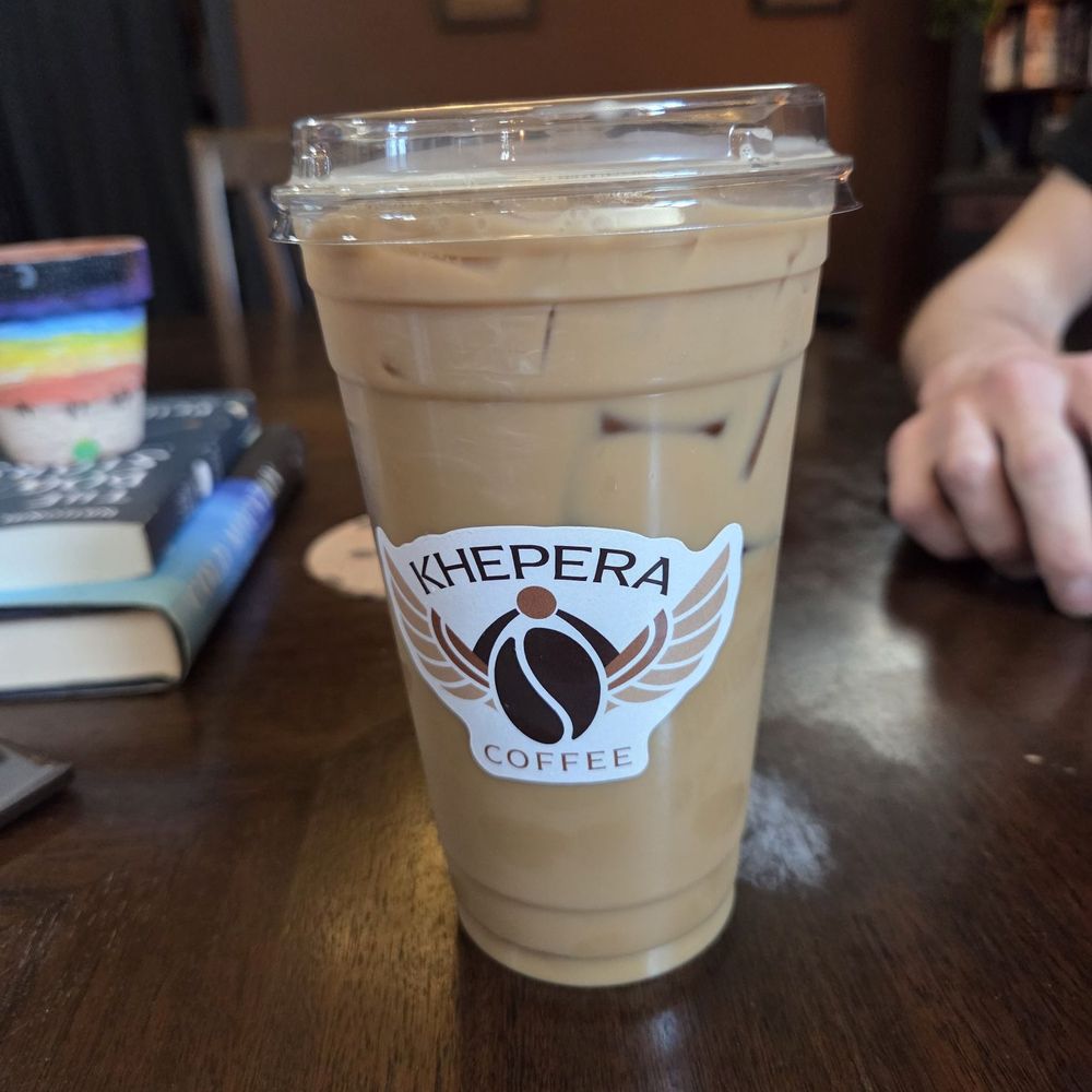 Khepera Coffee - French Vanilla Cold Brew with 2 creams - Coffee & Tea Near Me - Oswego, New York Khepera Coffee - French Vanilla Cold Brew with 2 creams - Coffee & Tea Near Me - Oswego, New York