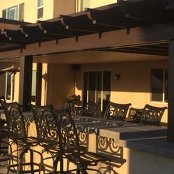 Bar area and more covered patio