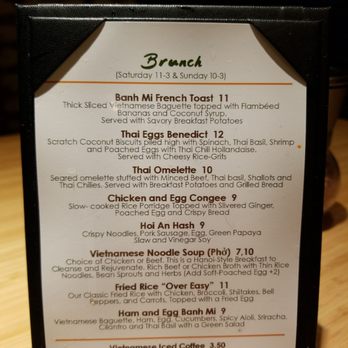 Malai Kitchen - Brunch menu - Thai Near Me - Fort Worth, Texas