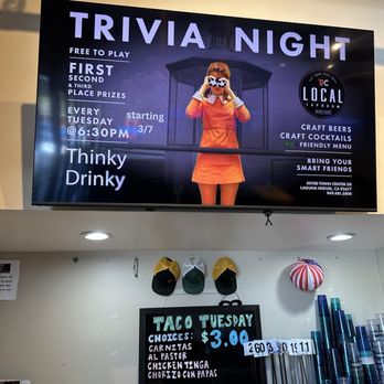 OC Local Taproom - Trivia night - Sports Bars Near Me - Laguna Niguel, California