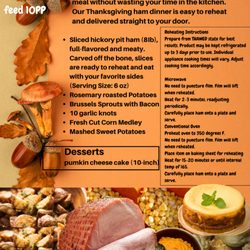 Catering special for Holiday at Original Santos Wood Fired Pizza Restaurant