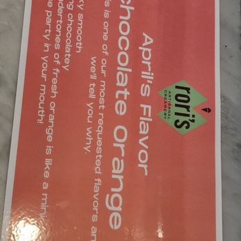 Rori's Artisanal Creamery - April menu special - Ice Cream & Frozen Yogurt Near Me - Arroyo Grande, California Rori's Artisanal Creamery - April menu special - Ice Cream & Frozen Yogurt Near Me - Arroyo Grande, California