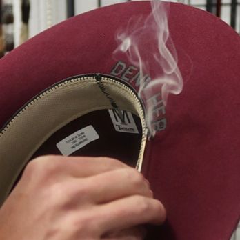 Hats by Parker Thomas - I had 'DENV.HER.' branded on the bottom of the rim and also did Parker Thomas' logo. - Hats Near Me - Denver, Colorado Hats by Parker Thomas - I had 'DENV.HER.' branded on the bottom of the rim and also did Parker Thomas' logo. - Hats Near Me - Denver, Colorado