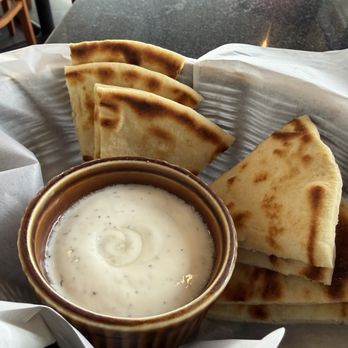 Greek Corner Cafe North County - Pita with tzatziki - Greek Near Me - Carlsbad, California