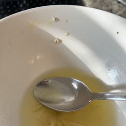 Barnacle shells in wonton soup