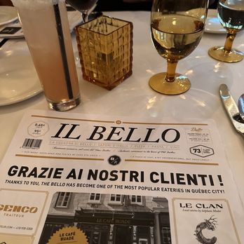 Bello Ristorante - Italian Near Me - Quebec City, Quebec