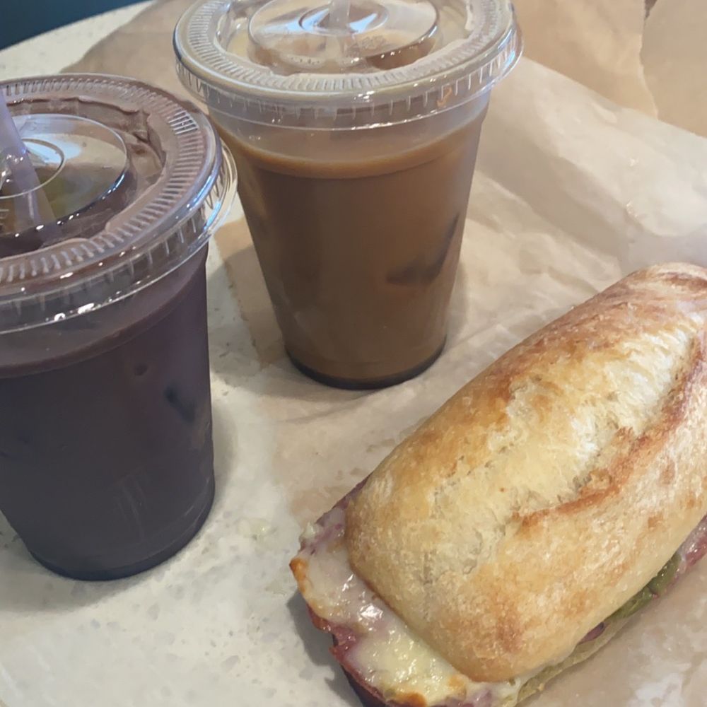 AO&Co. Market & Cafe - Ube matcha and lavender honey latte with an Italian sandwich - Coffee & Tea Near Me - St. Louis, Missouri AO&Co. Market & Cafe - Ube matcha and lavender honey latte with an Italian sandwich - Coffee & Tea Near Me - St. Louis, Missouri