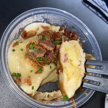 Wheelie Good Pierogi - Bacon Potato and Cheddar Cheese Pierogi - Polish Near Me - Rahway, New Jersey