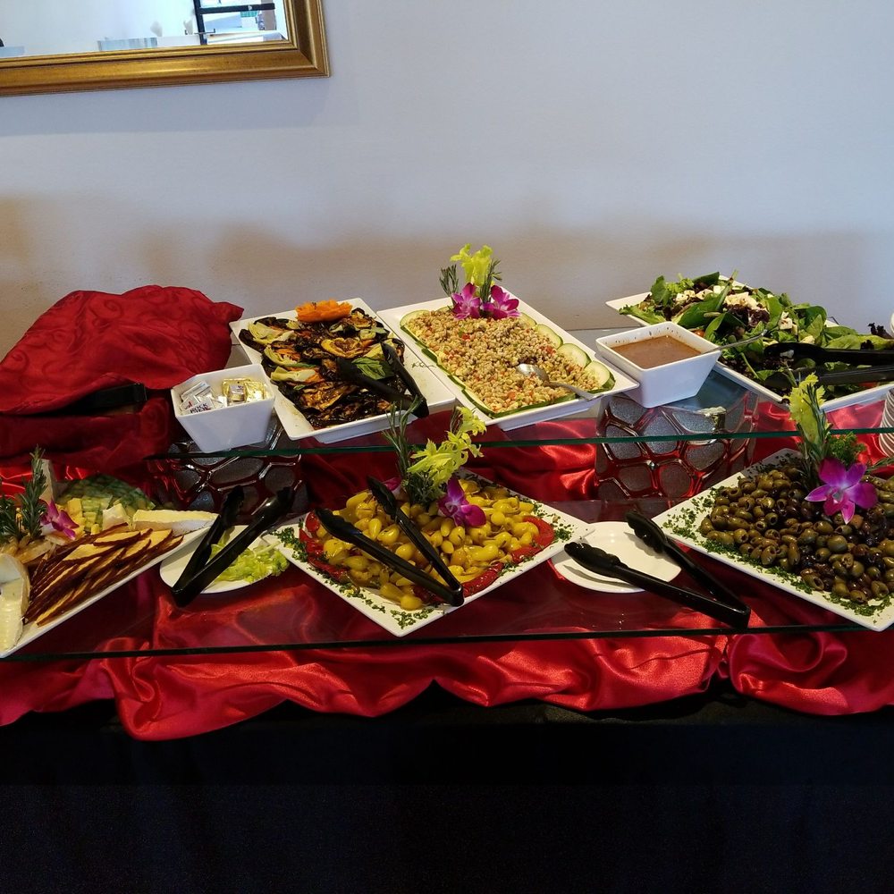Chef's Catering - salads and cheeses yum - Caterers Near Me