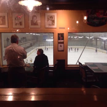 Players Club - View from the bar thru the restaurant to one of two (maybe three,not sure) ice rinks. - Sports Bars Near Me - Brewster, New York