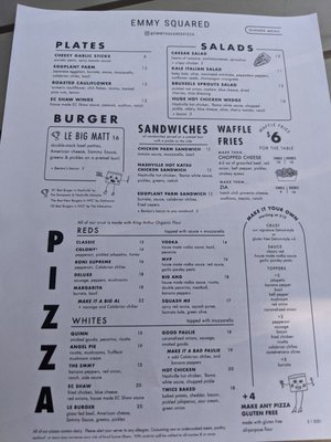 Menu photo 3 Emmy Squared Pizza - Shaw Washington, DC, DC
