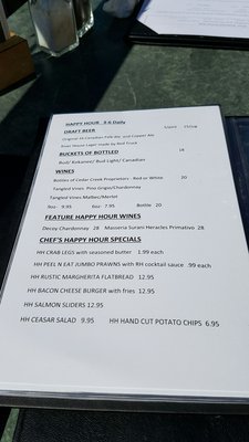 Menu photo 1 RiverHouse Restaurant Delta, BC Menu photo 1 RiverHouse Restaurant Delta, BC