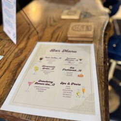 The Wandering Page - Alcoholic drink options