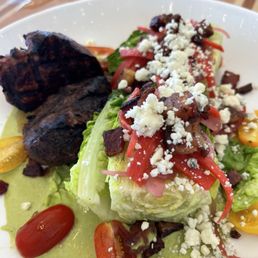 Wedge Salad with Steak Wedge Salad with Steak