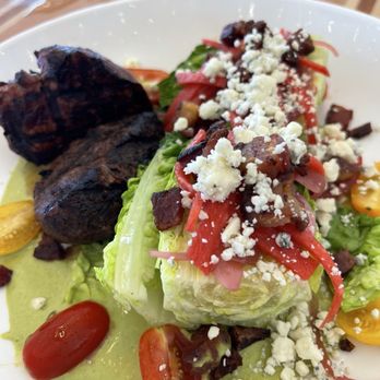 The Black Whale - Wedge Salad with Steak - Seafood Near Me - New Bedford, Massachusetts The Black Whale - Wedge Salad with Steak - Seafood Near Me - New Bedford, Massachusetts