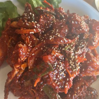 Koreana Korean BBQ - H4. Spicy Marinated Crab - Korean Near Me - Fairfield, California Koreana Korean BBQ - H4. Spicy Marinated Crab - Korean Near Me - Fairfield, California