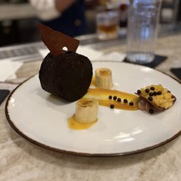 The chocolate mousse The chocolate mousse