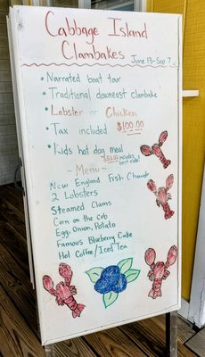 Menu photo 4 Cabbage Island Clambakes Boothbay Harbor, ME Menu photo 4 Cabbage Island Clambakes Boothbay Harbor, ME